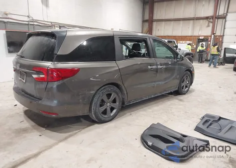 2021 Honda Odyssey Ex z USA, uszkodzony, nr VIN 5FNRL6H50MB044895